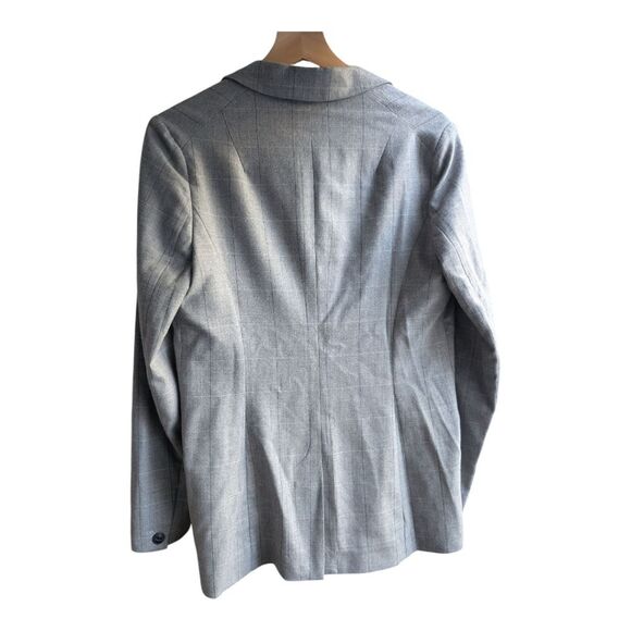 RAG & BONE Grey Andre checked 💯 wool blazer S - Picture 14 of 16